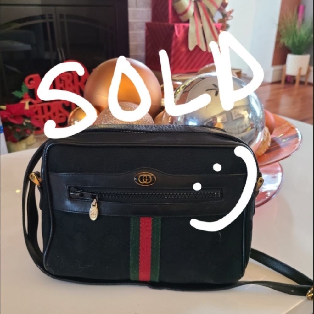 Authentic Gucci Black Crossbody